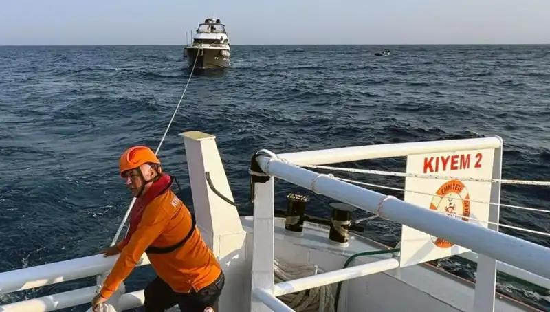 Marmaris Açıklarında Sürüklenen Tekne İle İlgili Kurtarma Operasyonu Başarıyla Tamamlandı