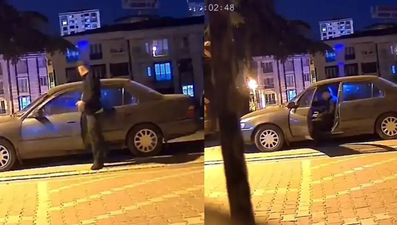Park Halindeki Araçları Saniyeler İçinde Çalan Sahte Oto Hırsızı Yakalandı