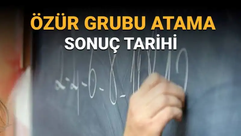 Özür Grubu Atama Sonuçları Açıklanacak: Tarih ve Detaylar