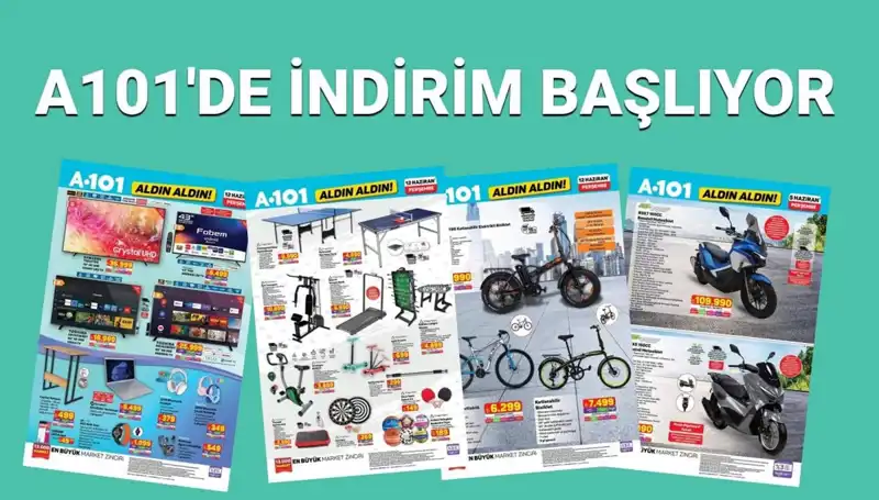 A101’in 12 Haziran Aktüel Kataloğu: Spor Ekipmanları ve Teknoloji Harikaları!