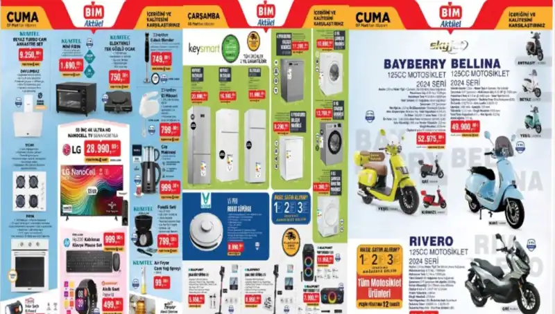 BİM 4 Mart Aktüel Ürünler ile Müşterilerine Neler Sunuyor?