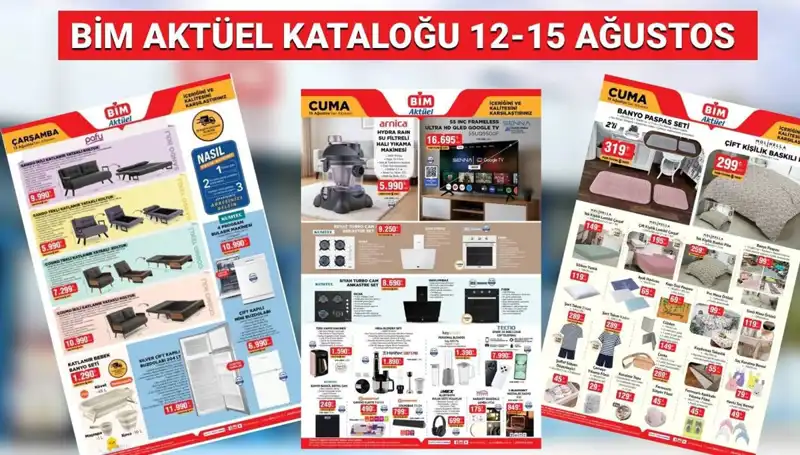 BİM 12-15 Ağustos 2025 Kataloğunda Hangi Yenilikler Var?