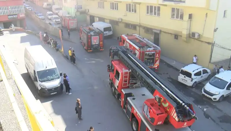 İstanbul'da Tekstil Atölyesinde Korkutan Yangın: Olay Anı ve Sonrası
