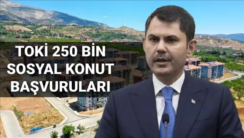 TOKİ 2025'te 250 Bin Konut İçin Başvuru Tarihlerini Açıkladı